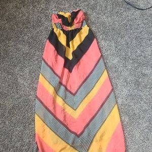 Strapless size small maxi dress